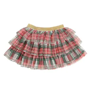 {Sweet Wink} Tulle Tiered Tutu :: Christmas Plaid