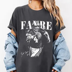 Comfort Colors Brett Favre Green Bay Packers Football Shirt, Brett Favre 4 Pro Bowler Vintage Shirt, Football Retro shirt