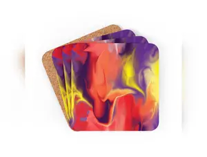 Airless BeSculpt Corkwood Coasters R  Set of 4