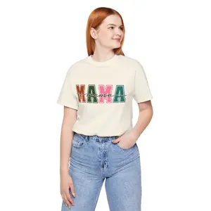 Mama Vibes Unisex Jersey Tee, Gifts for Moms, Mother's Day Shirt, Family Matching Tee, Casual Summer Outfits