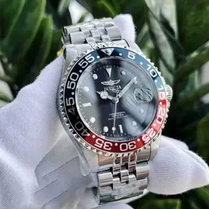 Brand New Men’s Invicta Watch - Silver, Blue, Red 40mm