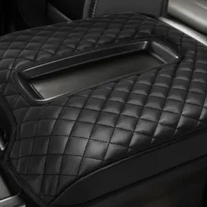 KBH Center Console Armrest Cover Pad for Bucket Seat 2014-2018 Chevy Silverado