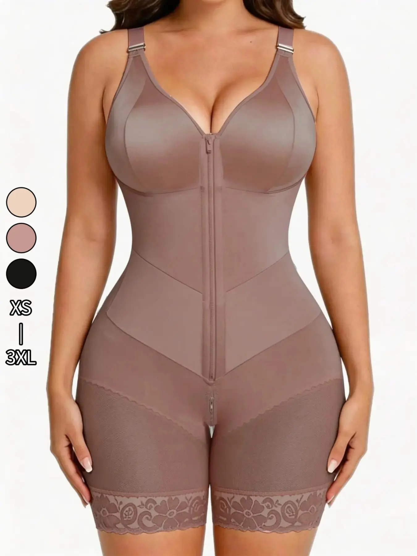 1 Count Women's Colombian Shapewear,Colombian Fajas, Bodysuit Fajas Tummy Control Butt Lifter, Underwear ， Women's Slimming Body Shaper Jumpsuit for Daily Wear, Ultimate High Compression Smooth Body Shaperwear, Suitable For Training Or Sports