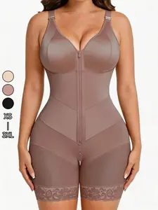 1 Count Women's Colombian Shapewear,Colombian Fajas, Bodysuit Fajas Tummy Control Butt Lifter ， Women's Slimming Body Shaper Jumpsuit for Daily Wear, Ultimate High Compression Body Shaperwear, Suitable For Training Or Sports