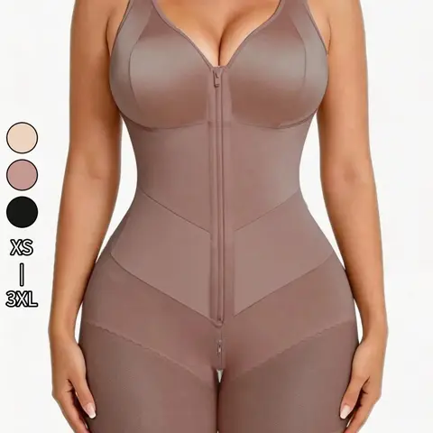 1 Women's Colombian Shapewear,Colombian Fajas, Fajas Colombianas Bodysuit, Bodysuit Fajas Tummy Control Butt Lifter, Underwear, Women's Body Shaper Jumpsuit for Daily Wear, High Compression Body Shaperwear, Suitable For Training Or Sports