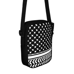 Keffiyeh Bag Black Utility Crossbody