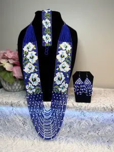 Collar "Linda" con aretes y pulcera/ "Linda" Necklace with earring and bracelet