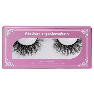 A pair of beautiful long false eyelashes for women