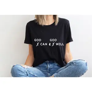 Shirts, christian gifts, Christian clothings, cute gift for pastor, God Can shirt, Christian gift for mom