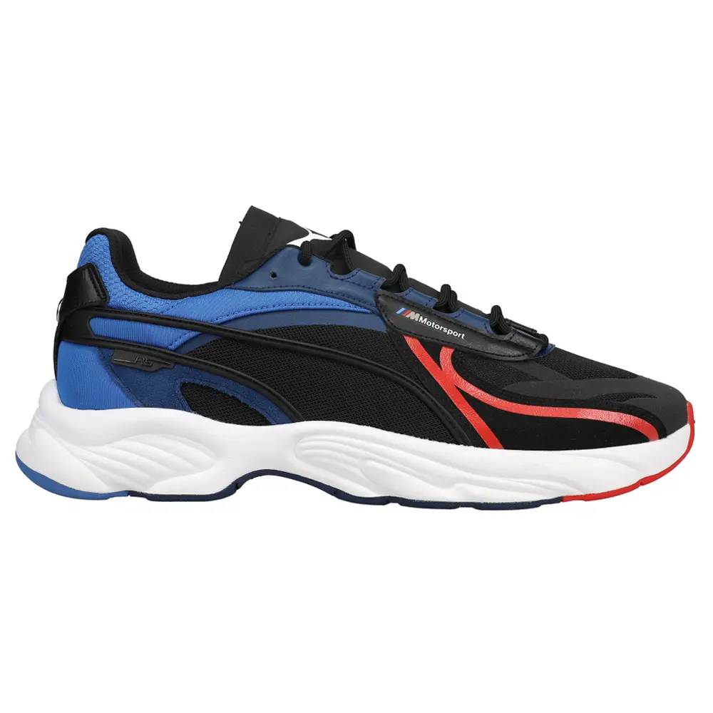 PUMA Mens Bmw M Motorsport Rs Connect Lace Up Sneakers Shoes Casual - Black