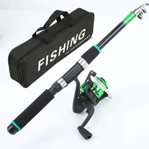 Portable Telescopic Fishing Rod Set, Simple Design, Smooth Spinning Reel, Dedicated Storage Bag, Beginner Freshwater Saltwater Gear