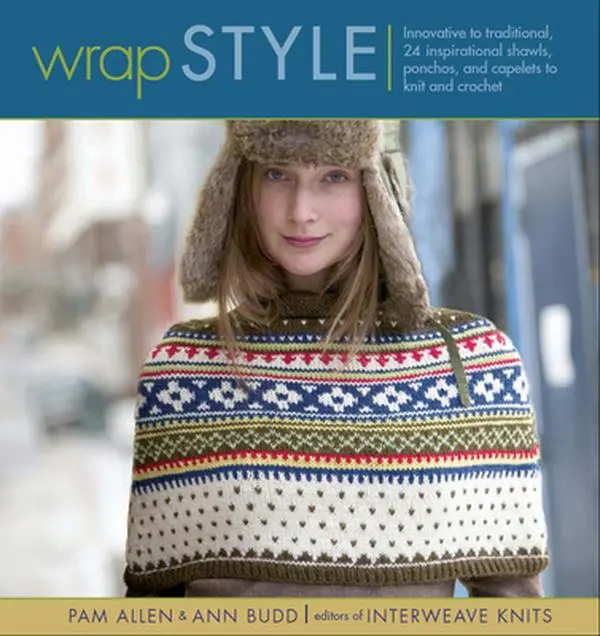 USED Book - Wrap Style: Innovative to Traditional, 24 Inspirational Shawls, Ponchos & Capelets to Knit & Crochet by Pam Allen (Paperback) - english