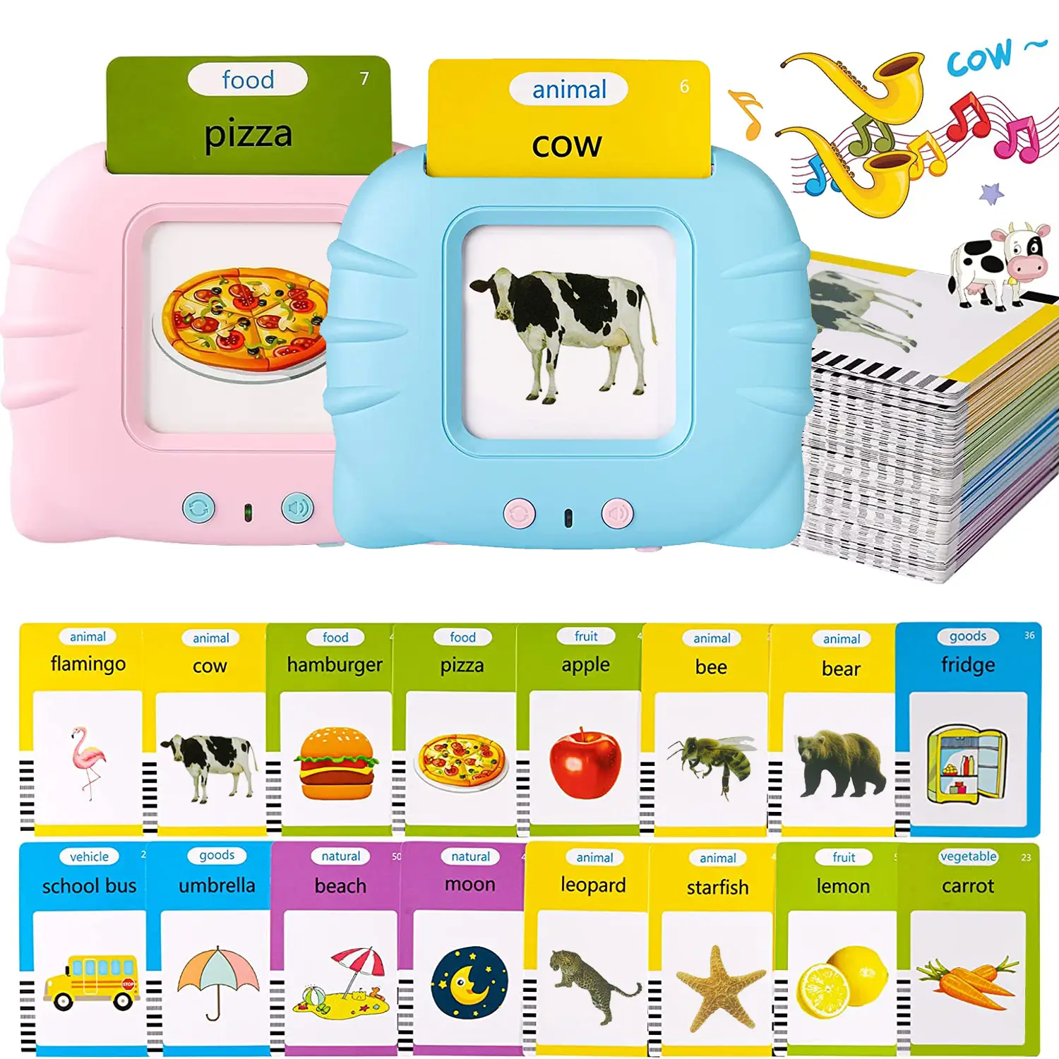 Talking Flash Cards with 224 Sight Words,Montessori Toys,Speech Training Sensory Toys,Learning Cards English Educational Learning Tools Christmas Gift