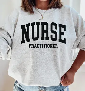 Nurse Practitioner Sweatshirt for NP Nurse Practitioners, Psychiatric Pediatric Emergency ICU Nurse Practitioner Sweatshirt Crewneck