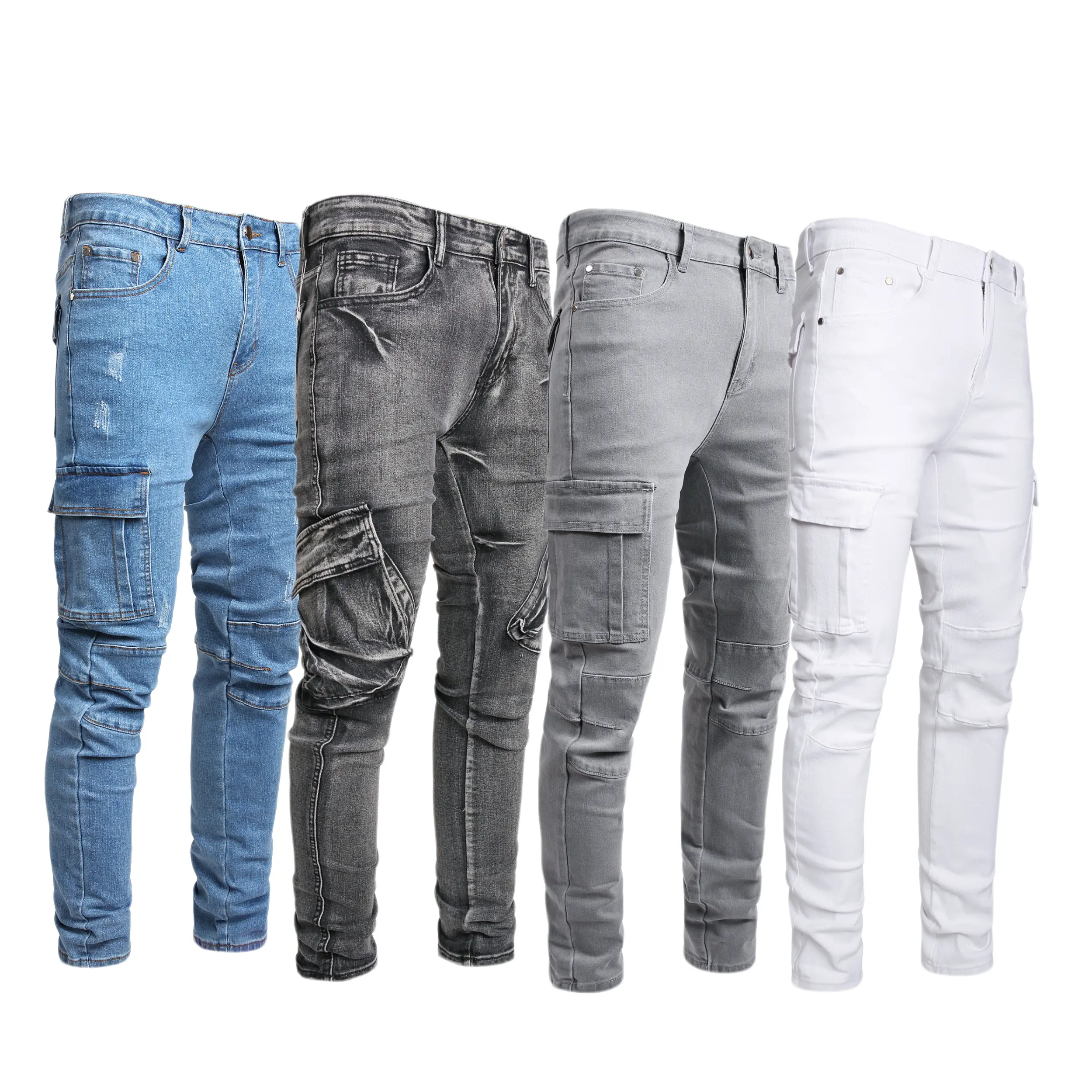 JUNBAOSS Men's Slim Fit Straight Leg Jeans, Stylish Hipster Stretch Denim with Distressed Details and Comfort Flex Waist, Menswear, Plain, Casual, Fashion Apparel, Personalized, Cute, Chic, Preppy, Thanksgiving, Sweet, Valentines Day, Foldable, Athletic,,