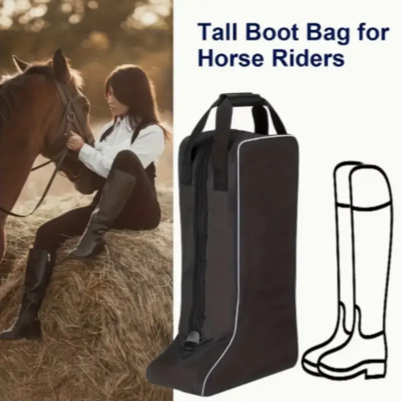 Equestrian Boot Bag, Horse Riding Outdoor Equipment Bag, Durable Equestrian Gear Storage, Perfect for Horseback Riding Accessories, Shoe Bags