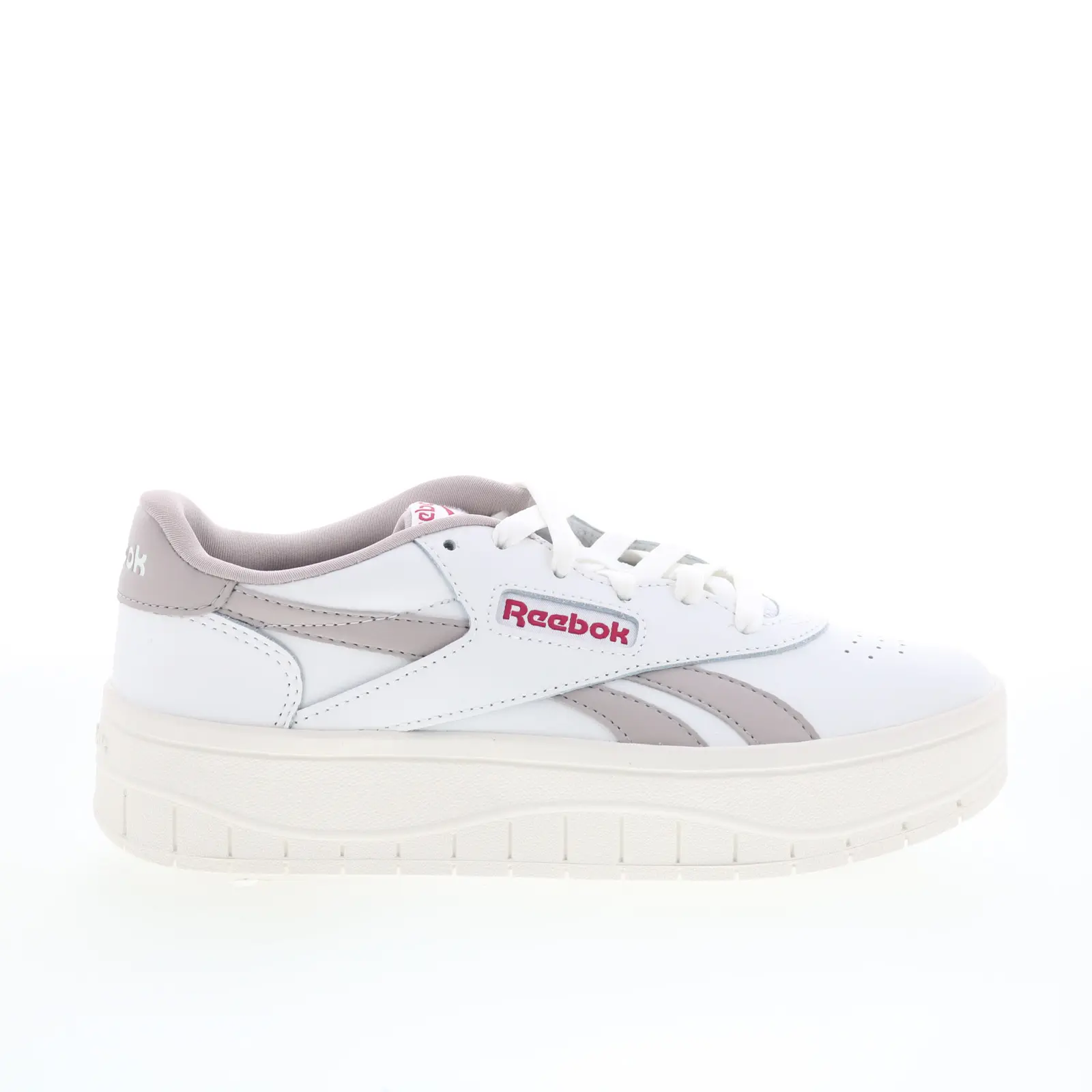 Reebok Court Advance Surge Womens White Leather Lifestyle Sneakers Shoes