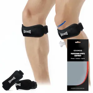 Gounod Patellar Tendon Support Strap 2 Pack, Knee Pain Relief Band, Basketball Patella Tendon, Jumping Knees, Bursitis, Running, Hiking, Football
