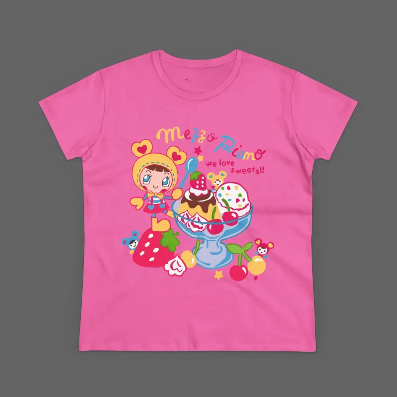 Mezzo Piano Tee - Sanrio Jojifuku Kawaicore Tshirt - Cutecore