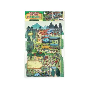 Extra-large scene stickers fun decorative scene stickers 3D Series Stress-relieving, relaxing, and anxiety-reducing creative holiday gifts