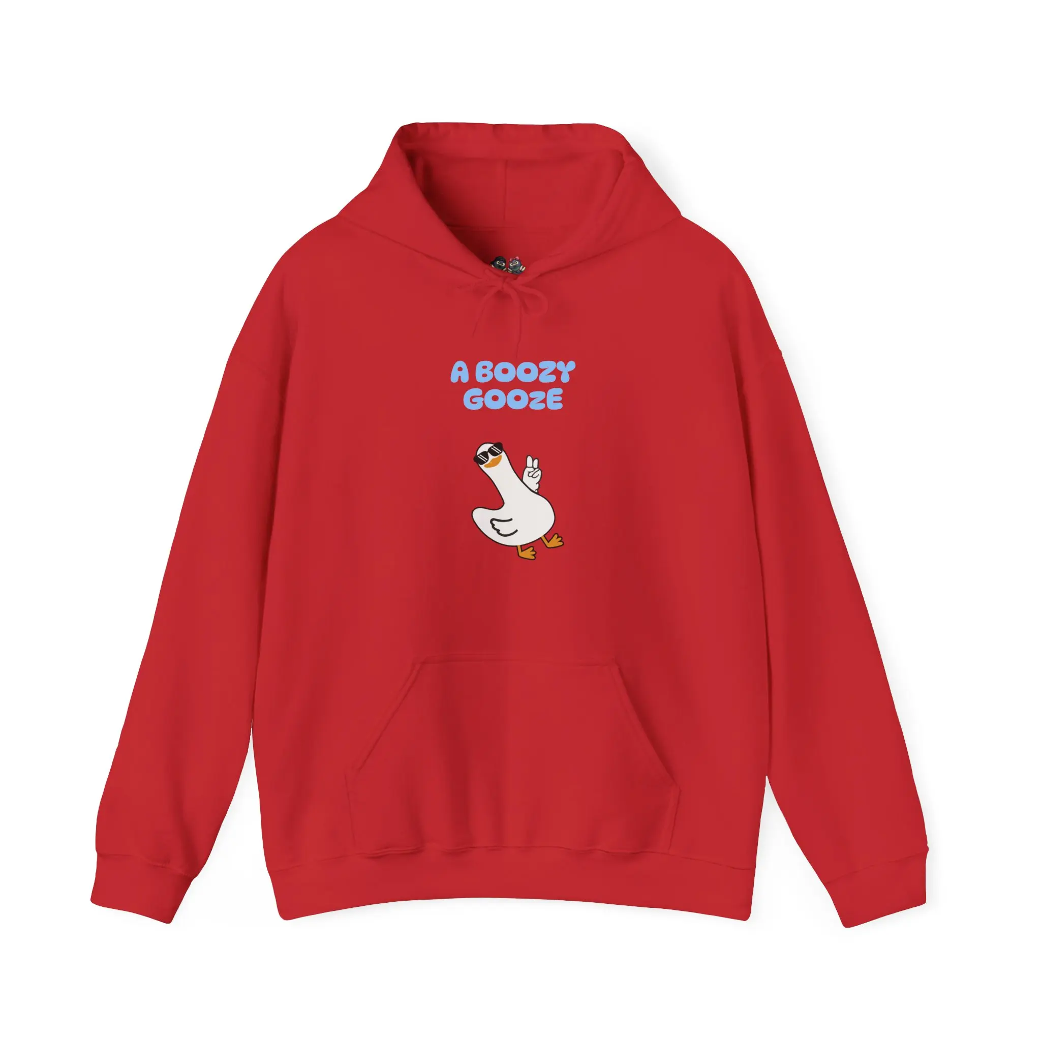 A Boozy Goose Hoodie | Funny Crooked Goose Illustration
