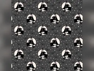 Sweet Tooth | Black Little Witch by Elea Lutz for Poppie Cotton | ST24319