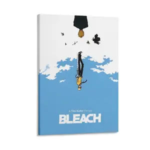 Mesmerizing "Bleach: Upside Down World" Poster - Premium Quality Anime Wall Art for Diehard Bleach Fans. A Captivating Surreal Artistic Decor and an Exquisite Unique Anime Gift - Unframed