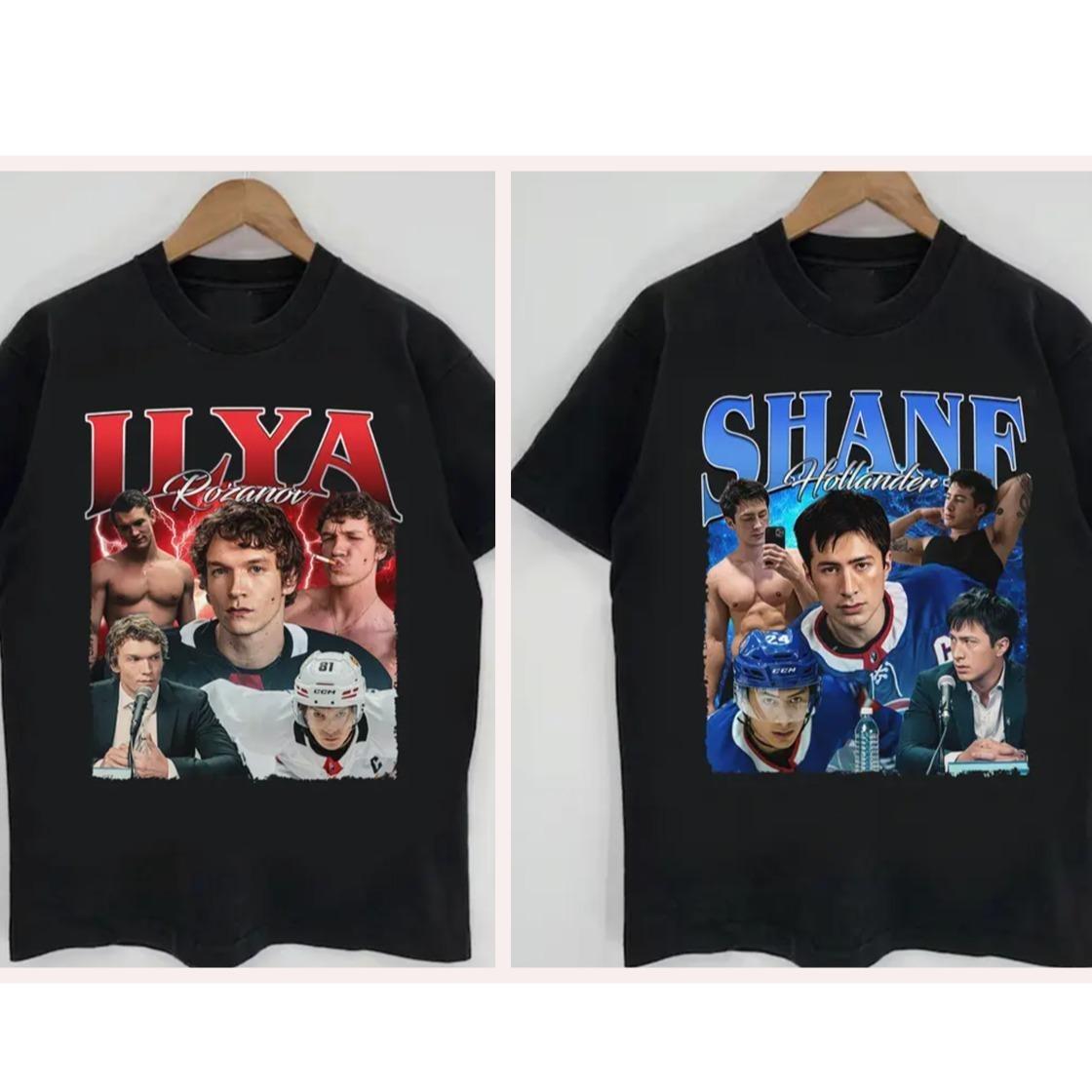 Heated Rivalry Characters Shirt, Heated Rivalry Hockey Tshirt, Rosanov Shirt, Sports Drama Fan Gift, Shane Hollander, Ilya Rozanov Heated Rivalry Characters Shirt, Heated Rivalry Hockey Tshirt, Rosanov Shirt, Sports Drama Fan Gift, Shane Hollander, Ilya Rozanov