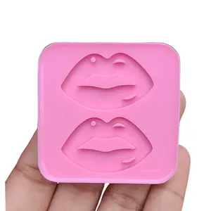 Lips Silicone Mold - Kiss Mold for Earrings