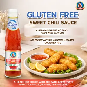 DEK SOM BOON Gluten Free Sweet Chili Sauce 350g, Vegan (12.35 oz) น้ำจิ้มไก่ กลูเตนฟรี ตราเด็กสมบูรณ์