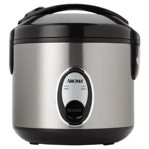 Aroma 8 Cup Rice Cooker - Stainless Steel ARC-904SB Aroma 8 Cup Rice Cooker - Stainless Steel ARC-904SB