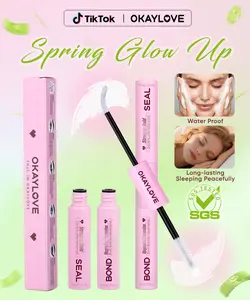 OKAYLOVE Lash Bond and Seal |Lash Remover|Lash Tweezer| White Glue Strong Hold  Waterproof  Long lasting Suitable for Sleeping over Night girl gifts