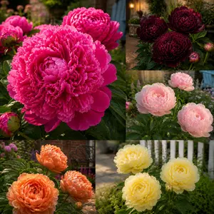 Mixed Double Peony Flower Seeds – Rare Heirloom Peony, Double Bloom, Non-GMO, Fragrant & Large Flowers, Indoor & Outdoor Garden, Backyard & Balcony Planting- Easy to Grow