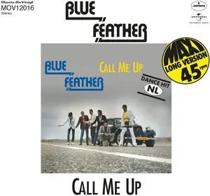 Blue Feather - Call Me Up / Let's Funk Tonight  [12-INCH SINGLE VINYL RECORD] 10", Blue, Colored Vinyl, Extended Play, Ltd Ed, 180 Gram