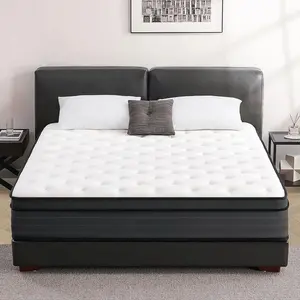 Full Size Mattress, 12 Inch Memory Foam Hybrid Mattress in a Box with Pocket Springs for Motion Isolation Pressure Relief, CertiPUR-US