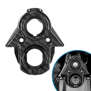 Ignition Key Switch Cover for Sur Ron X/Sur Ron S/Sur Ron LBX/Segway X160/Segway X260 Key Set Ignition Lock Cylinder Cover, Imitation Carbon Fiber Switch Key Ring Cover Trim for Sur Ron X S LBX/ Segway X260 X160, Easy Installation, Gift