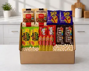 CraveCrate Snack Care Package – Sweet & Salty Gift Box (18 Count)