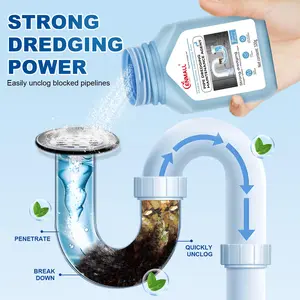 【ENMALL Flash Sale】 Powerful household safety grade oil pipe, sewer, bathroom unblocker - dissolves blockages and kills 99.9% of bacteria