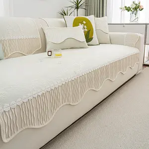Summer Cool Ice Silk Sofa Cushion, Non-Slip Full-Body Sofa Cover, Universal Chaise Lounge Pad, Reusable All-Purpose Cover