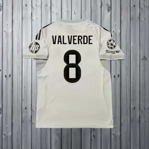 2026 home white VALVERDE No. 8 cool short-sleeved jersey
