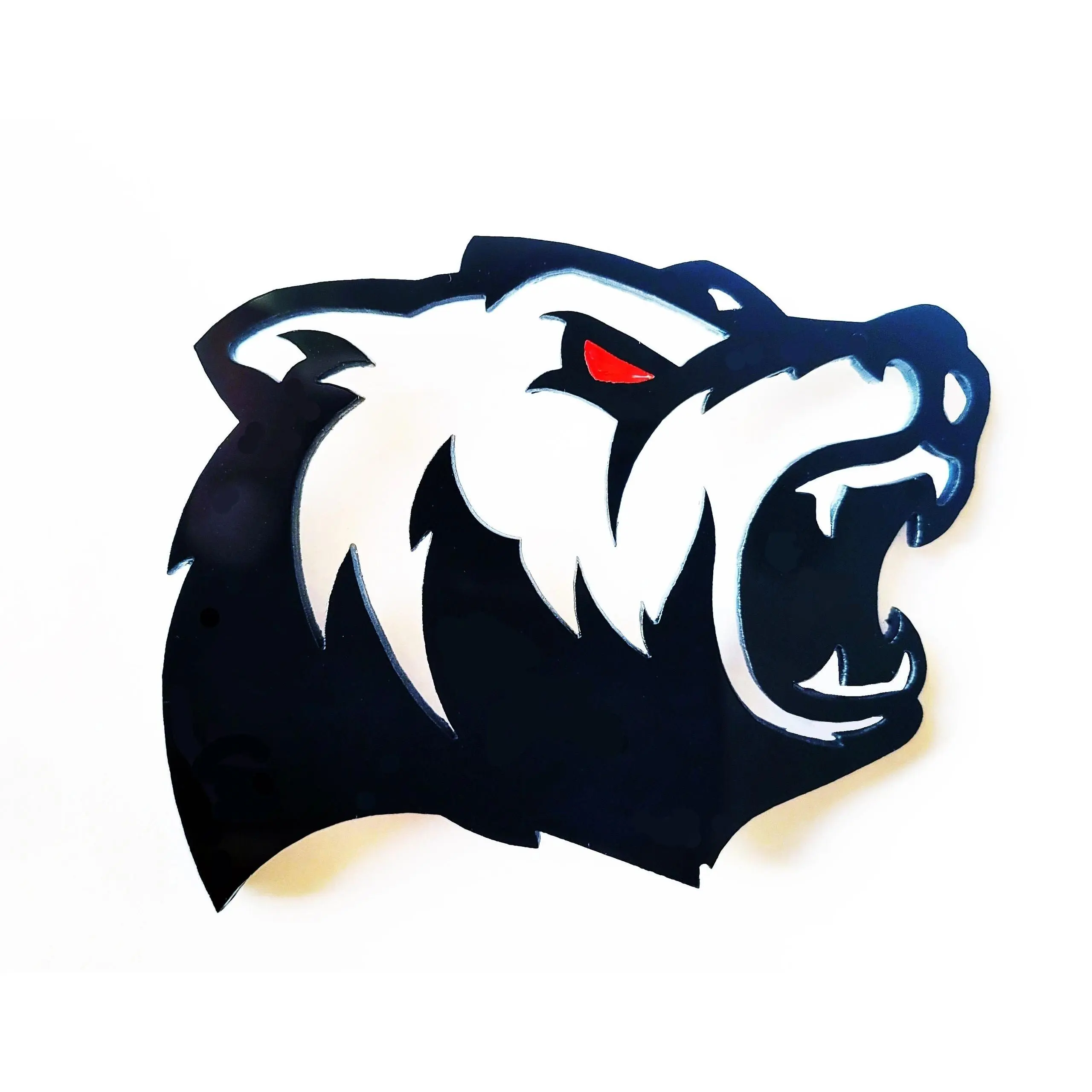 2x HellBear Bear Redeye Badge Logo Emblem for Dodge SRT RAM TRX Challenger Charger Jeep