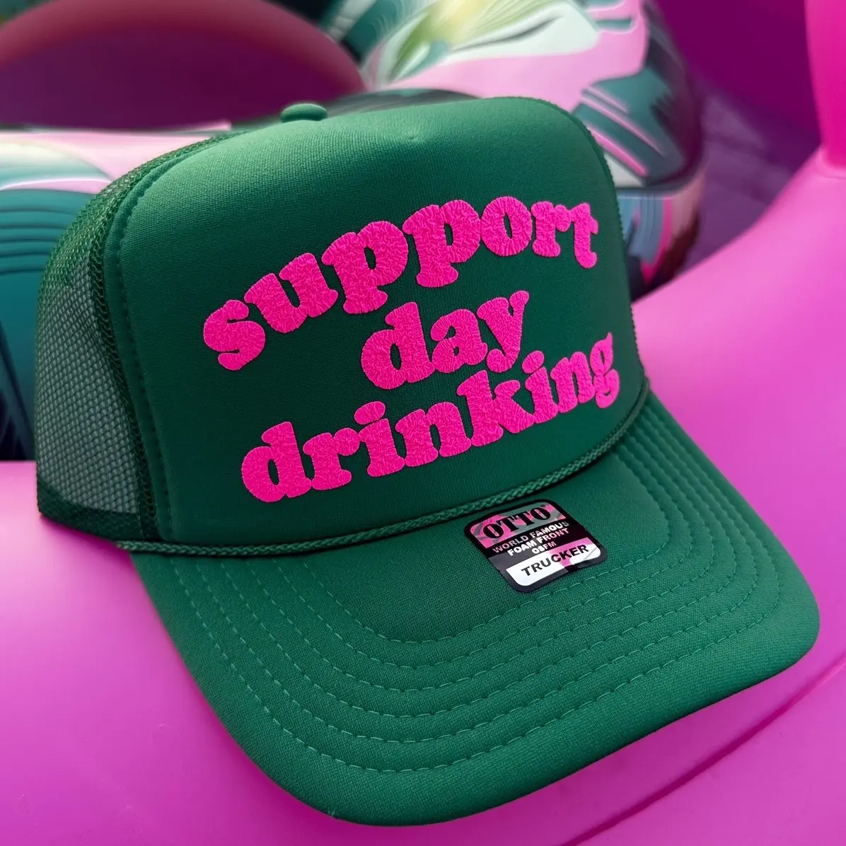 Support Day Drinking Trucker Hat