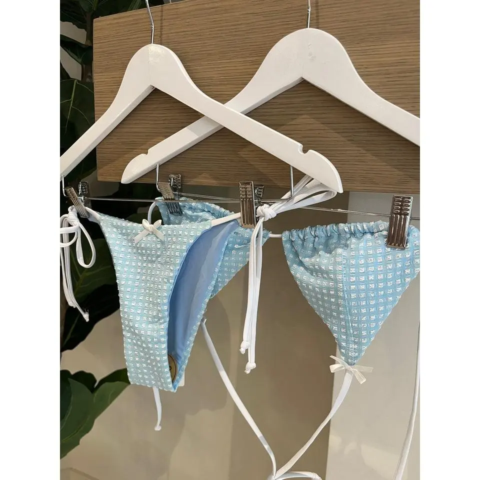 Baby Blue Gingham Bikini RESTOCK