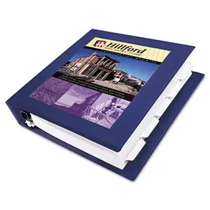 Avery 68033 Framed View Binder With One Touch Locking EZD Rings 2 in. Capacity Navy Blue