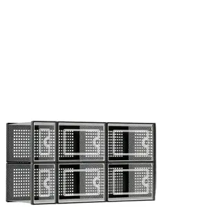 Large Shoe Box Organizer, Transparent Plastic Stackable, Replacement Shoe Rack, Sports Shoe Container, Toy Storage Box, Transparent