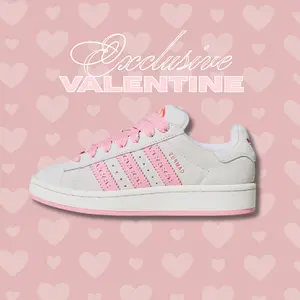 Adidas Campus 00s 'Cream Semi Pink Spark' Youth / Women's Round Toe Laces All Seasons Casual Sneakers Classic Retro Design