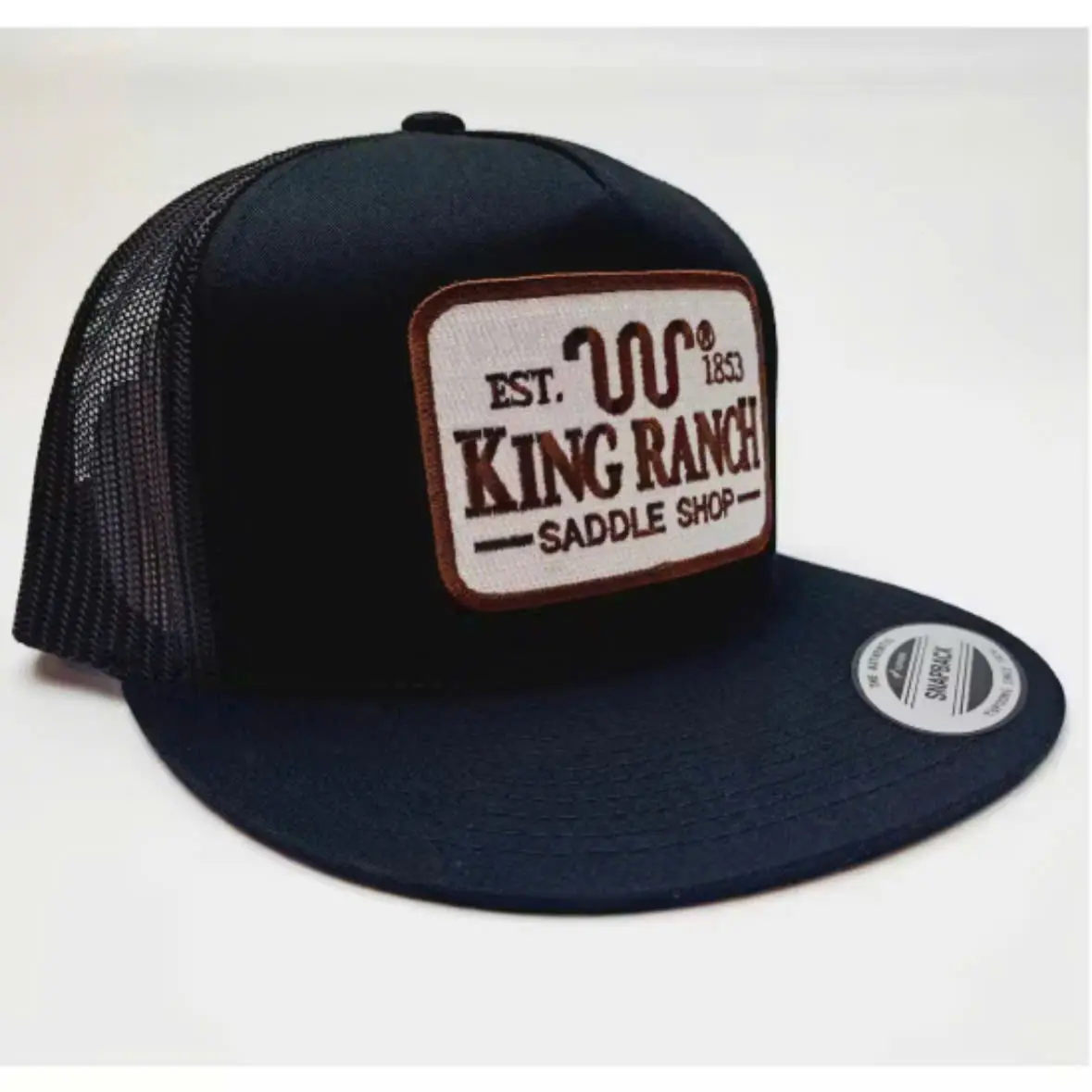 Premium Black Trucker Snapback Hat for Men & Women | Adjustable Mesh Baseball Cap | Western Cowboy Streetwear Cap