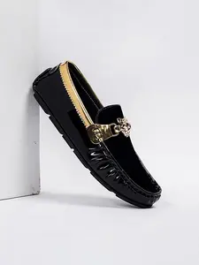 Unisex Slip On Loafer Shoes, Soft Flat Lightweight Daily Driving Footwear, Casual All-match Shoes for Business Office Party Wedding Dating, Plus Size Men Shoes Size 38-48
