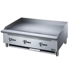 Dukers USA, DCGM36, Griddle With Three Burners