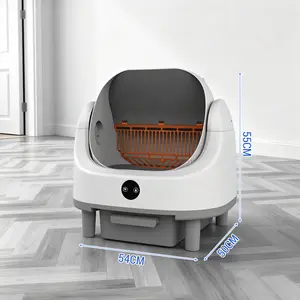 Automatic Self-Cleaning Cat Litter Box – Multiple Cats, Smart APP Control, Real-Time Monitoring, 9L Capacity, Odor & Infrared Safety Sensors, Open-Top, Quiet, Easy Clean Cat Toilet